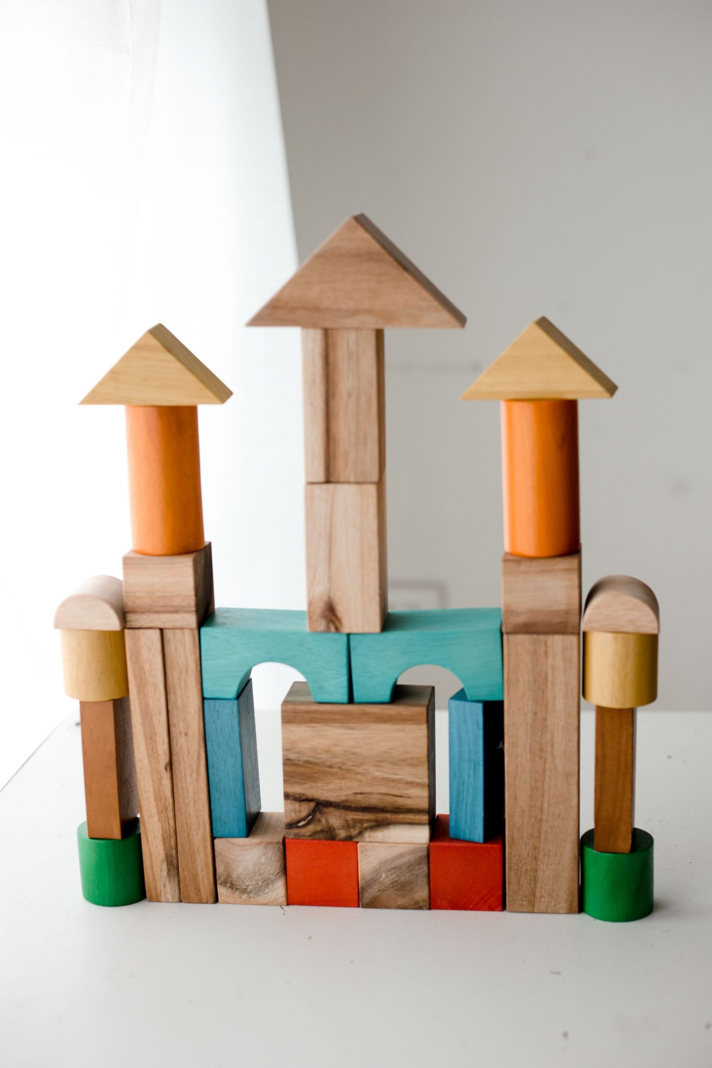 Natural color wooden blocks (35x27x5cm)